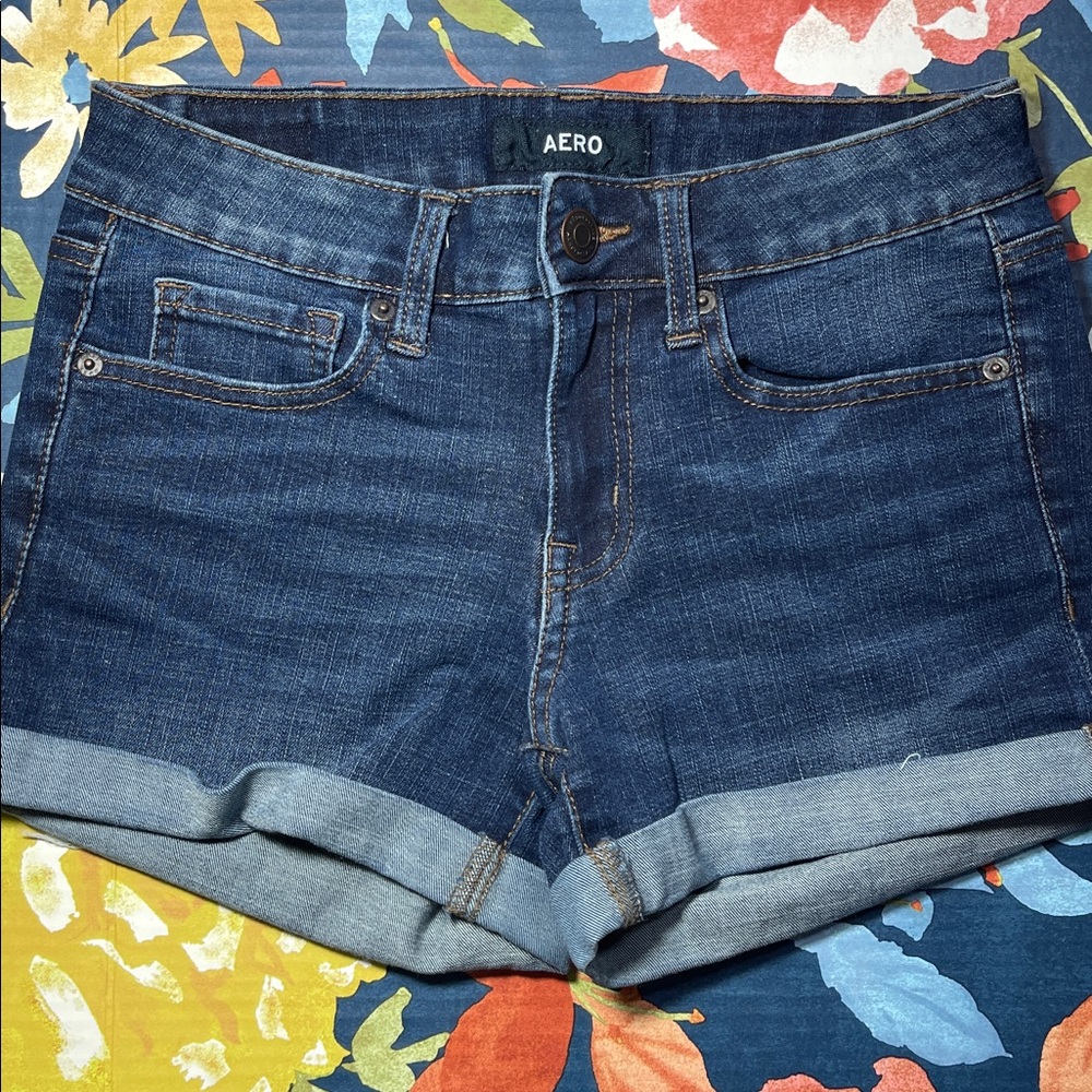 Aero Denim Shorts